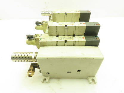 SMC VQ4301-5 Numatics Solenoid 12-Valve/Station Manifold Block VQ4101-5/VQ4200-5