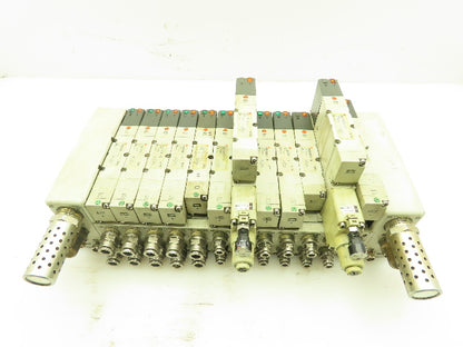 SMC VQ4301-5 Numatics Solenoid 12-Valve/Station Manifold Block VQ4101-5/VQ4200-5