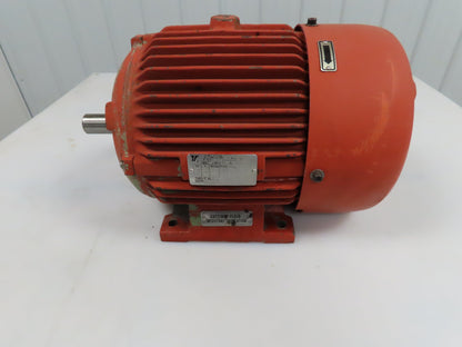 Yaskawa JIS-C 4004 Type FEQ Electric Induction Motor 3 Phase 2Hp 1.5kW 200V