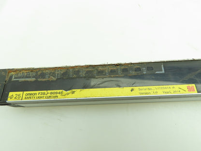 Omron F3SJ-B0945P25-D Safety Light Curtain Emitter F3SJ -B Series