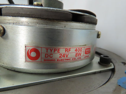 Warner Shinko Type RF400 Electric Brake 24V DC 8W 30mm M30 x 1.5 Shaft