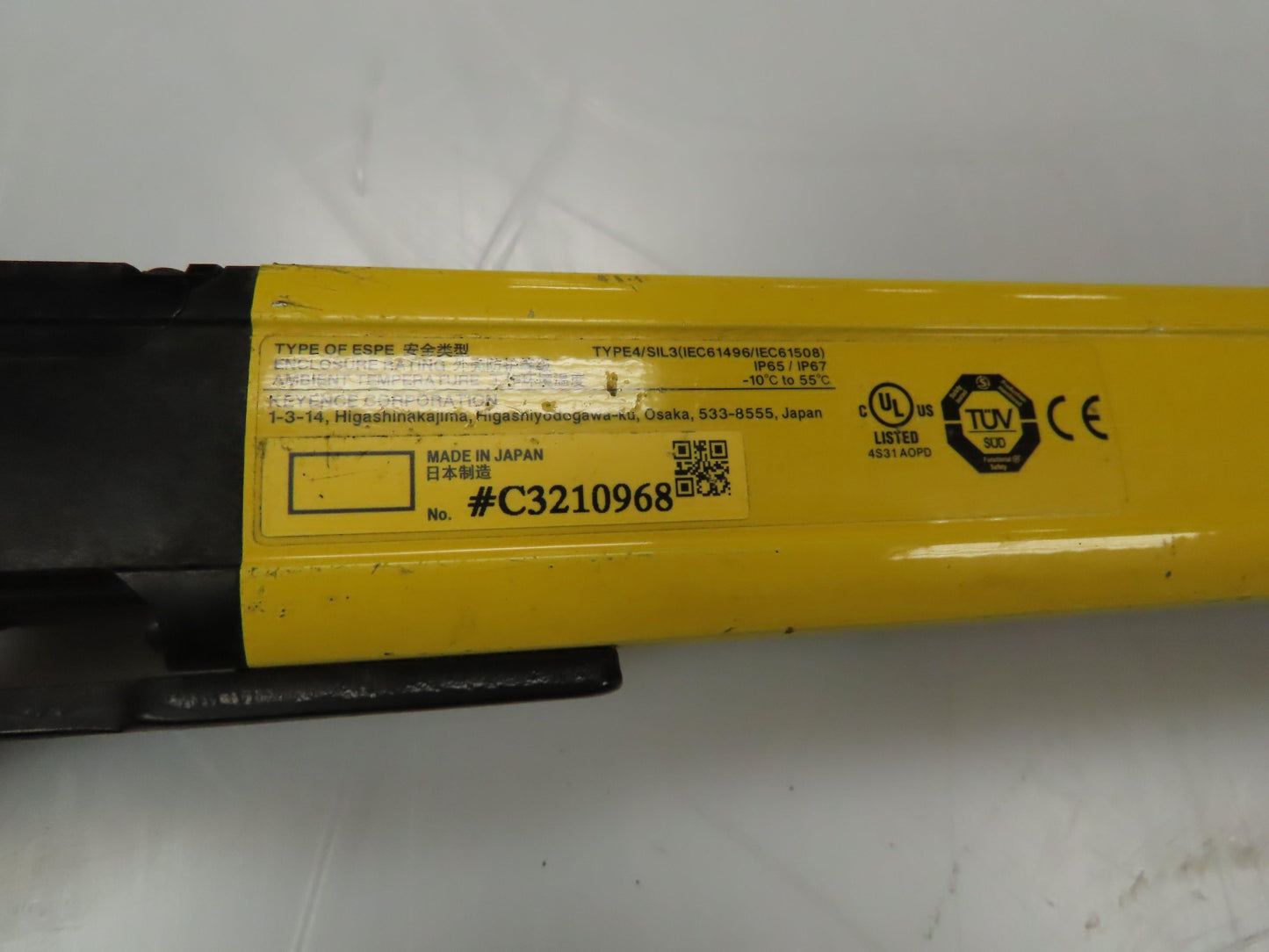 Keyence GL-R60H-T Safety Light Curtain Transmitter C3210968 44"