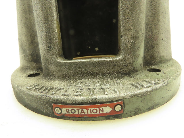 Vescor Bartlett Motor To Pump Adapter Aluminum For 184T Frame Motor