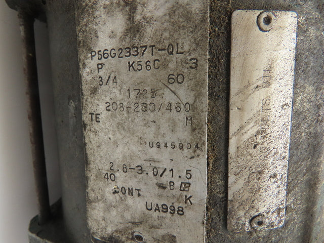 Tigear MR94754 Gearbox Reducer 30:1 Ratio 7/8"Left Hand Shaft w/Elec Motor 3/4HP