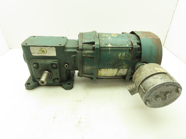 Tigear MR94754 Gearbox Reducer 30:1 Ratio 7/8"Left Hand Shaft w/Elec Motor 3/4HP