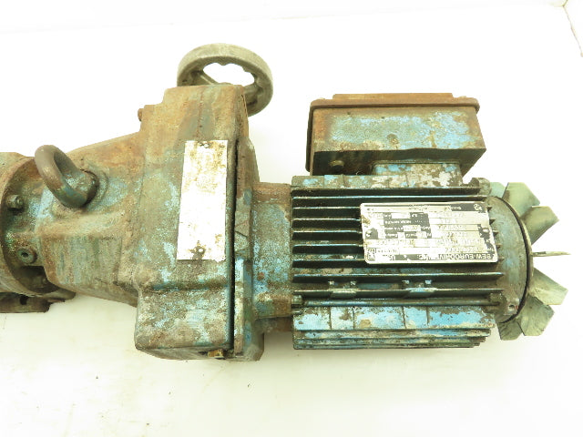 Sew S40D14DT80N4 Varimot Variable Gearmotor 10.31 Reducer 44-218 RPM 460V 3PH RH