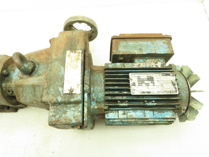 Sew S40D14DT80N4 Varimot Variable Gearmotor 10.31 Reducer 44-218 RPM 460V 3PH RH