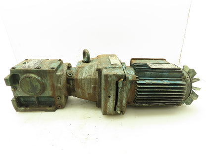 Sew S40D14DT80N4 Varimot Variable Gearmotor 10.31 Reducer 44-218 RPM 460V 3PH RH