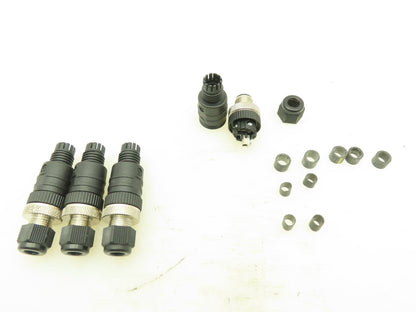 MRP Controller MGO-10 E23390 Straight 5-Pin Male Connector LOT OF 4  MGO-10