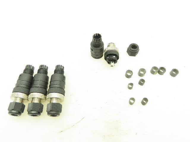 MRP Controller MGO-10 E23390 Straight 5-Pin Male Connector LOT OF 4  MGO-10