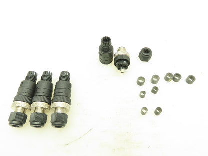 MRP Controller MGO-10 E23390 Straight 5-Pin Male Connector LOT OF 4  MGO-10