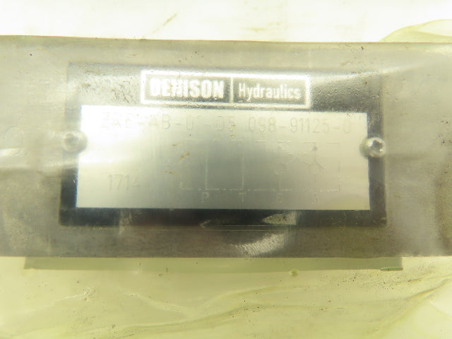 Parker ZRE-AB-01-D5 Denison Hydraulic Pilot Operated Check Valve 098-91125-0