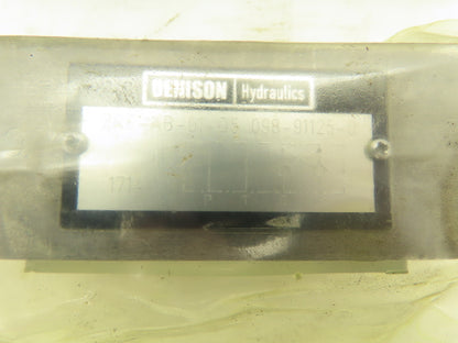 Parker ZRE-AB-01-D5 Denison Hydraulic Pilot Operated Check Valve 098-91125-0