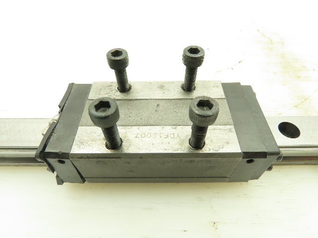 THK SHS25 Ball Bearing Carriages On 35-1/2" Linear Guide Rail YDF15007