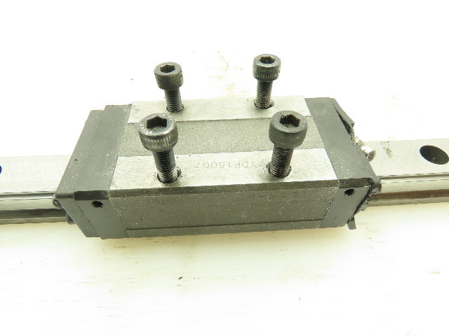 THK SHS25 Ball Bearing Carriages On 35-1/2" Linear Guide Rail YDF15007