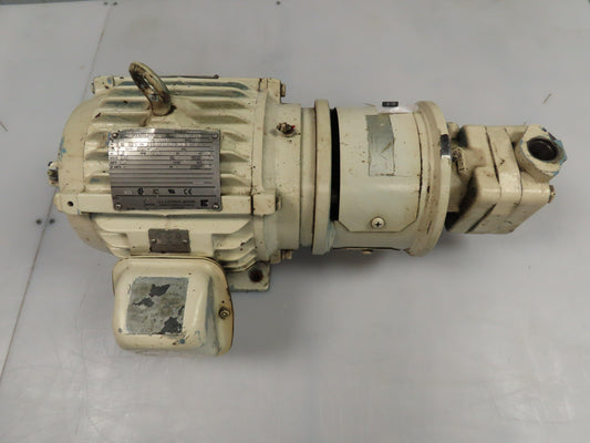 Vickers V20 1S9S 1C11 Hydraulic Vane Pump Motor 1Hp 3Ph 480V JIC-20 x JIC-12