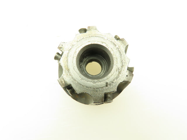 Kennametal 1-3/4"Flute Indexing Coolant Facemill 7/8" Arbor 6-Carbide Insert