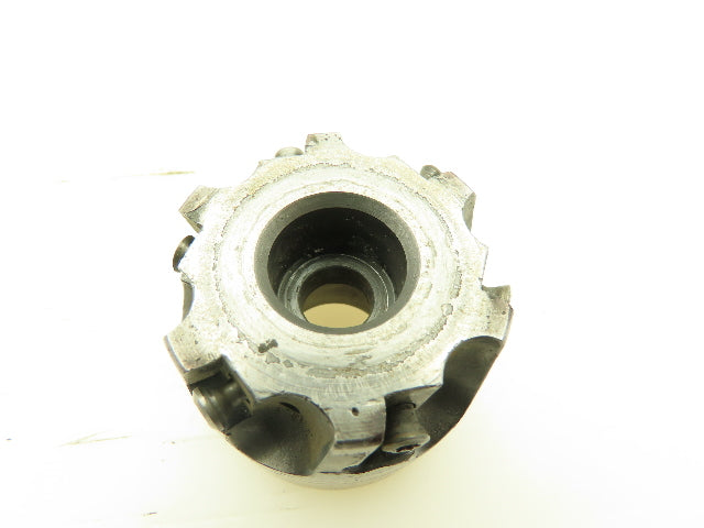 Kennametal 1-3/4"Flute Indexing Coolant Facemill 7/8" Arbor 6-Carbide Insert