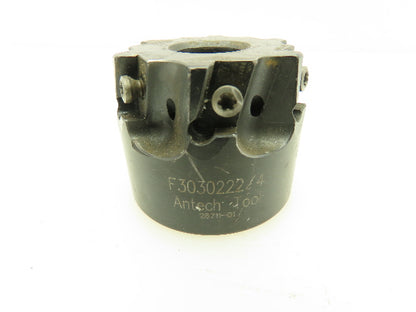 Antech F3030222/4 1.75"Flute Indexing Coolant Facemill 11/16"Arbor 6-Carbide