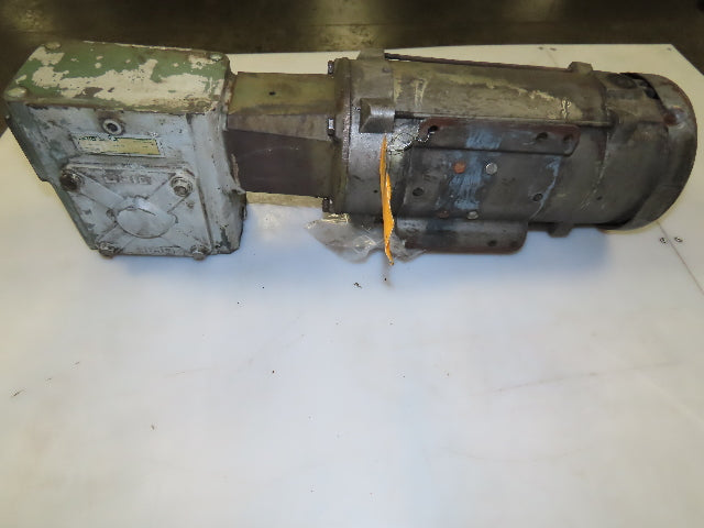 Ohio CDP3575 Gear Reducer 20:1 Ratio 1-1/8"Right Hand Shaft & 180DC Baldor Motor
