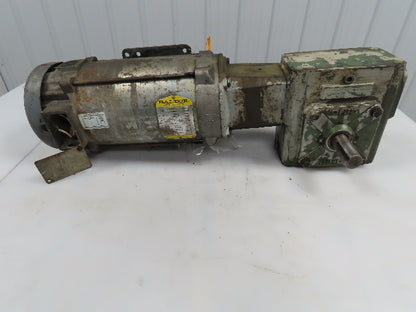 Ohio CDP3575 Gear Reducer 20:1 Ratio 1-1/8"Right Hand Shaft & 180DC Baldor Motor