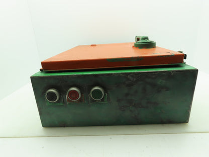 Hoffman A-201606LP Electrical Enclosure W/ Motor Starter Setup for 5HP 480VAC