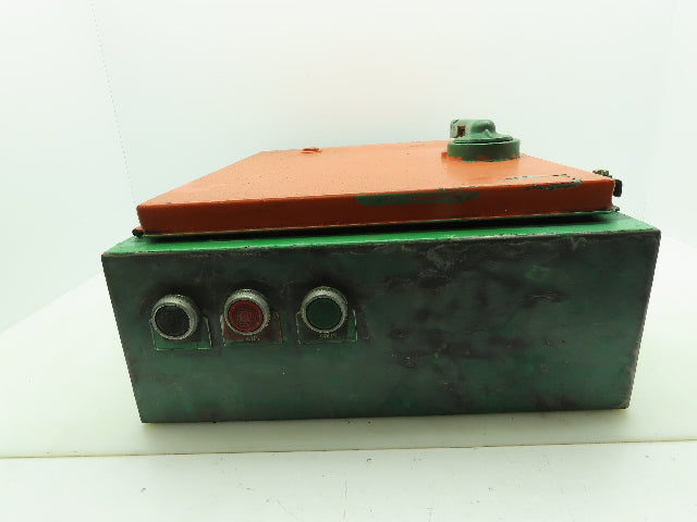 Hoffman A-201606LP Electrical Enclosure W/ Motor Starter Setup for 5HP 480VAC