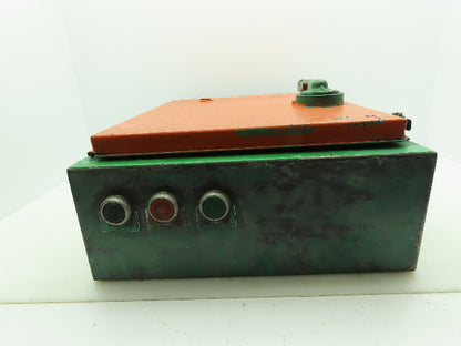 Hoffman A-201606LP Electrical Enclosure W/ Motor Starter Setup for 5HP 480VAC