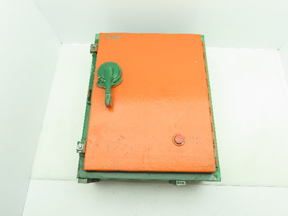 Hoffman A-201606LP Electrical Enclosure W/ Motor Starter Setup for 5HP 480VAC