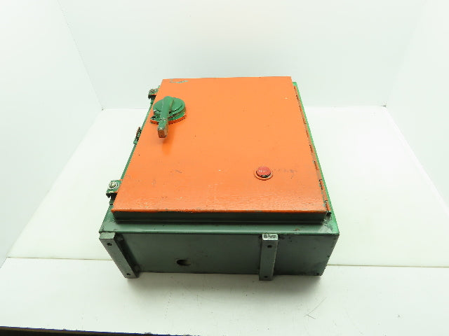 Hoffman A-201606LP Electrical Enclosure W/ Motor Starter Setup for 5HP 480VAC