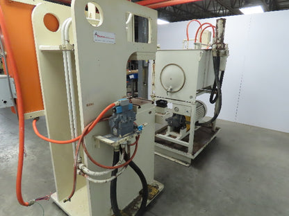 Anson Industries 10 Ton Hydraulic C Frame Press 100 gallon 20hp Power Unit 12"