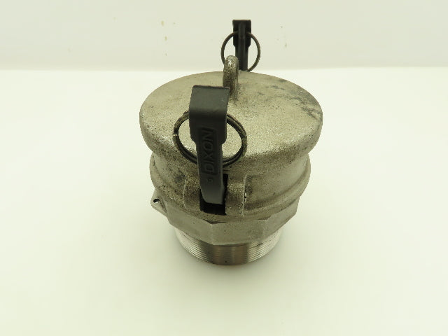Dixon 400-F Cam & Groove Type F  4"Male Adaptor w/400 DC 4"Cam & Groove Dust Cap