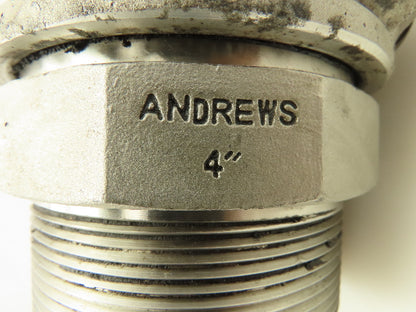 Dixon 400-F Cam & Groove Type F  4"Male Adaptor w/400 DC 4"Cam & Groove Dust Cap