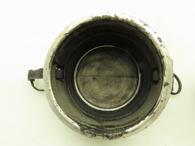 Dixon 400-F Cam & Groove Type F  4"Male Adaptor w/400 DC 4"Cam & Groove Dust Cap