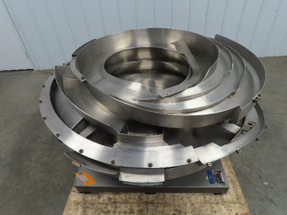 Fortville Feeder 11819 Vibratory Parts Feeder 14 ID 52" OD Pneumatic Vibco