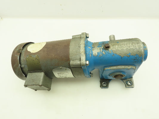 Morse C96MK4474 Gear Reducer 20:1 Ratio LH 1"Shaft w/Baldor Motor 1HP 1725RPM