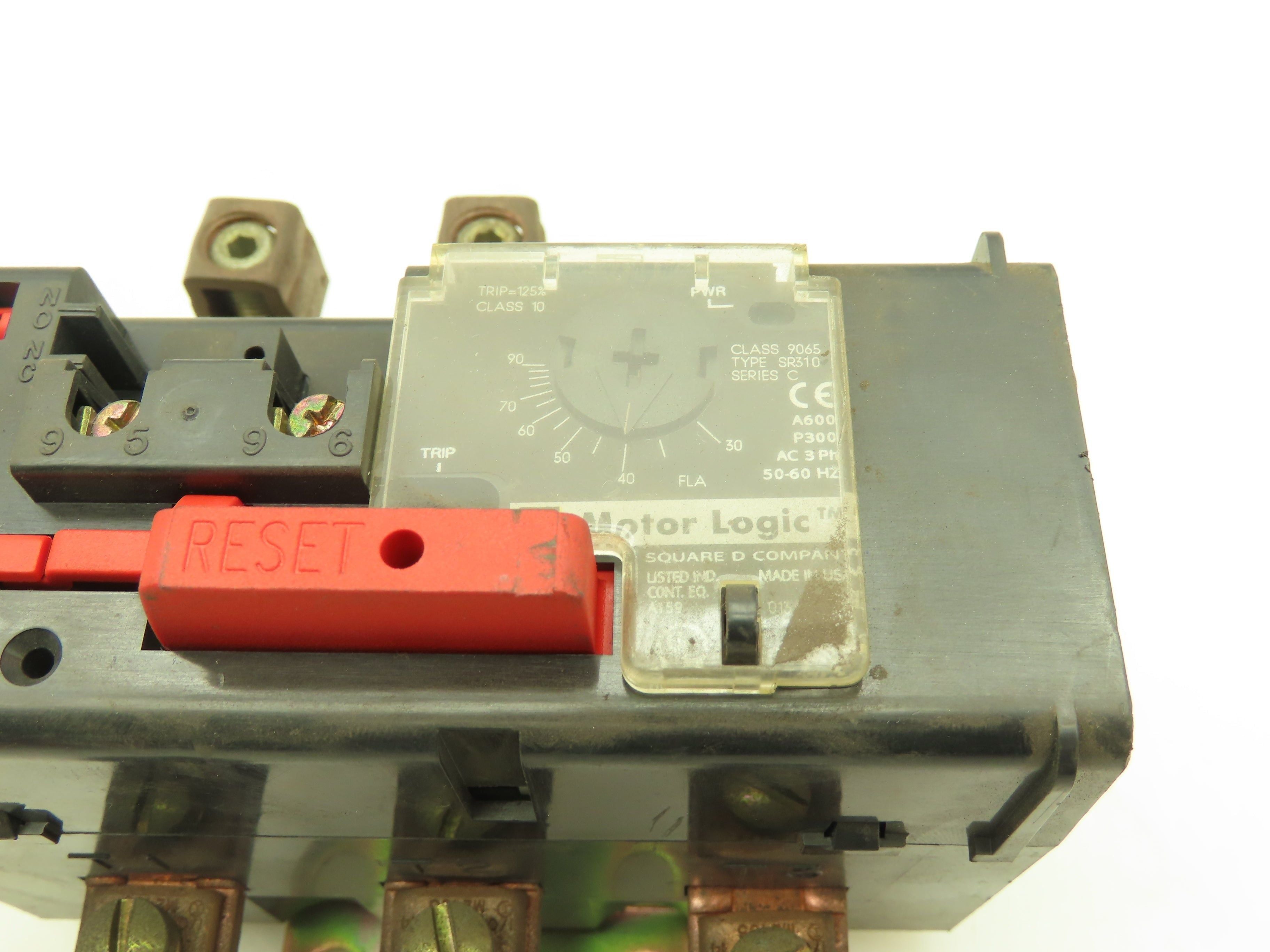 Square D 9065 SR310 Ser C Solid State Overload Relay 3-P 30-90A Man Re ...
