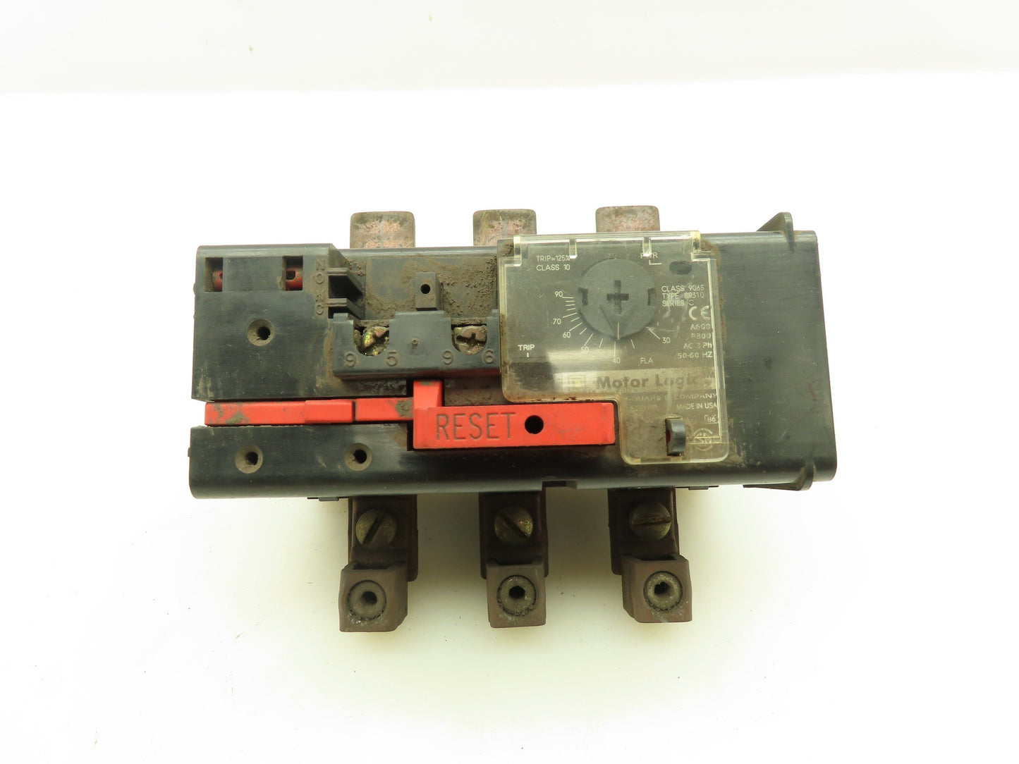 Square D 9065 SR310 SER C Solid State Overload Relay 3-P 30-90A Man. Reset 600V