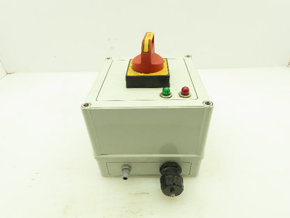 Vynckier Manual Motor Starter Protector Rotary Disconnect Switch Enclosure 7x7x6