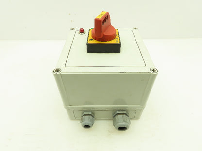 Vynckier Manual Motor Starter Protector Rotary Disconnect Switch Enclosure 7x7x6
