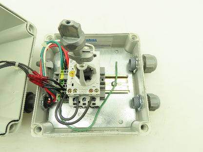Vynckier Manual Motor Starter Protector Rotary Disconnect Switch Enclosure 7x7x6