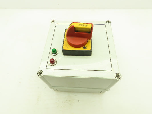 Vynckier Manual Motor Starter Protector Rotary Disconnect Switch Enclosure 7x7x6