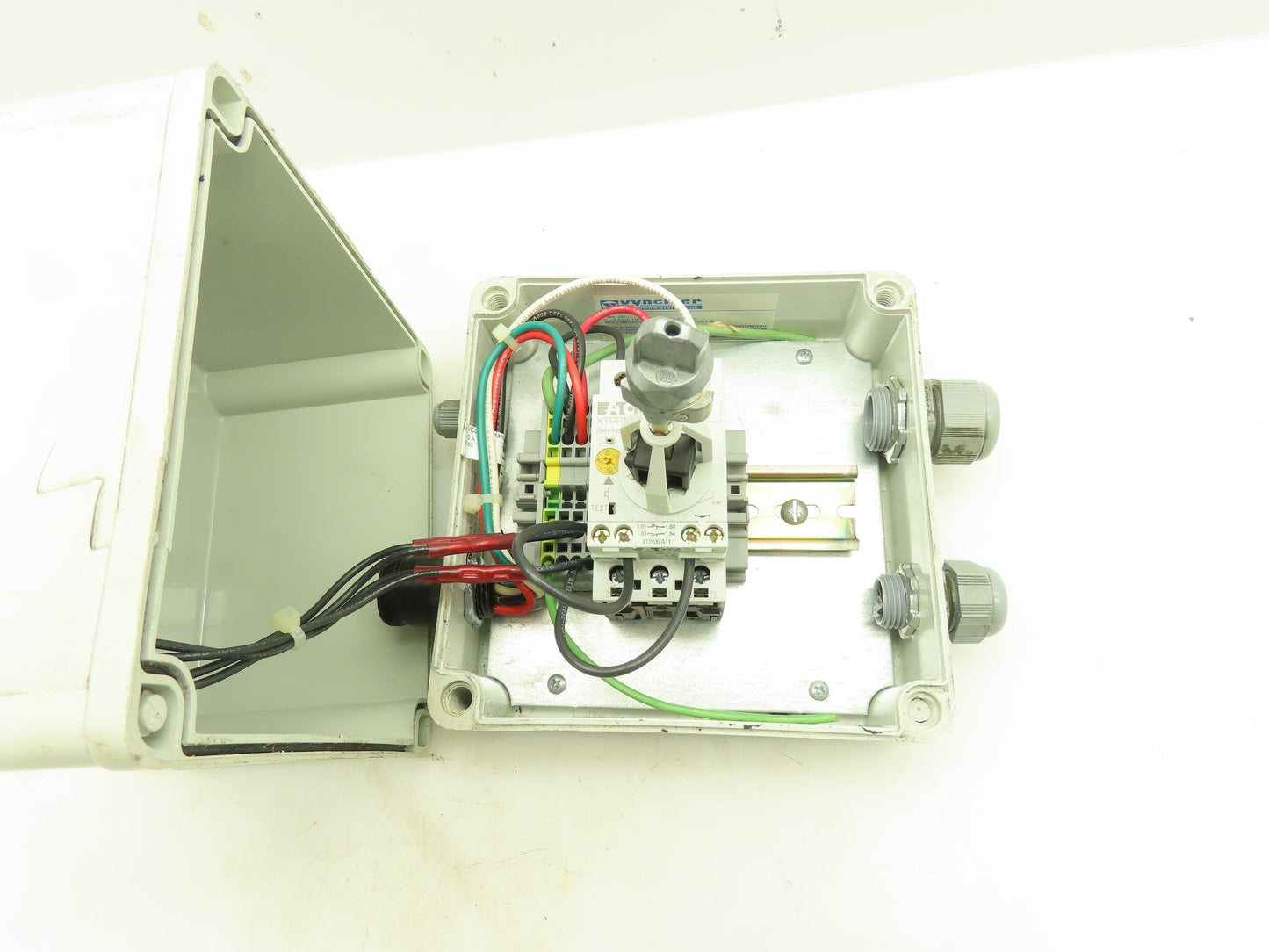 Vynckier Manual Motor Starter Protector Rotary Disconnect Switch Enclosure 7x7x6