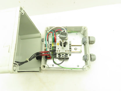Vynckier Manual Motor Starter Protector Rotary Disconnect Switch Enclosure 7x7x6