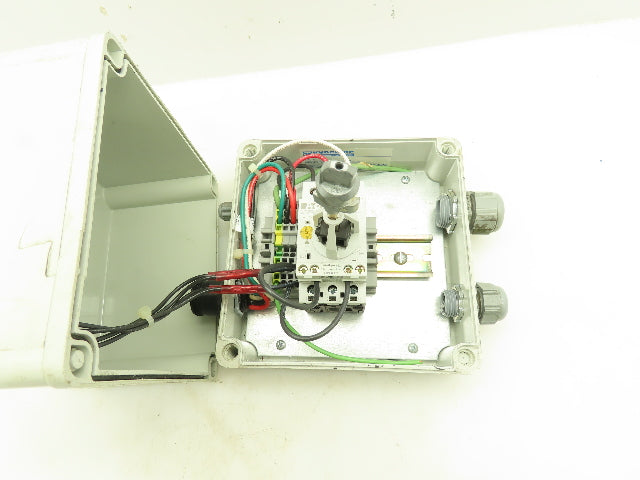 Vynckier Manual Motor Starter Protector Rotary Disconnect Switch Enclosure 7x7x6