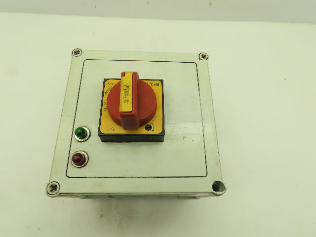 Vynckier Manual Motor Starter Protector Rotary Disconnect Switch Enclosure 7x7x6