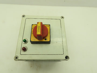 Vynckier Manual Motor Starter Protector Rotary Disconnect Switch Enclosure 7x7x6