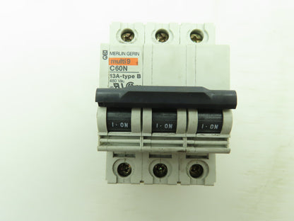 Square D MG24147 Merlin Gerin Multi 9 Breaker 13A Type B 480 VAC
