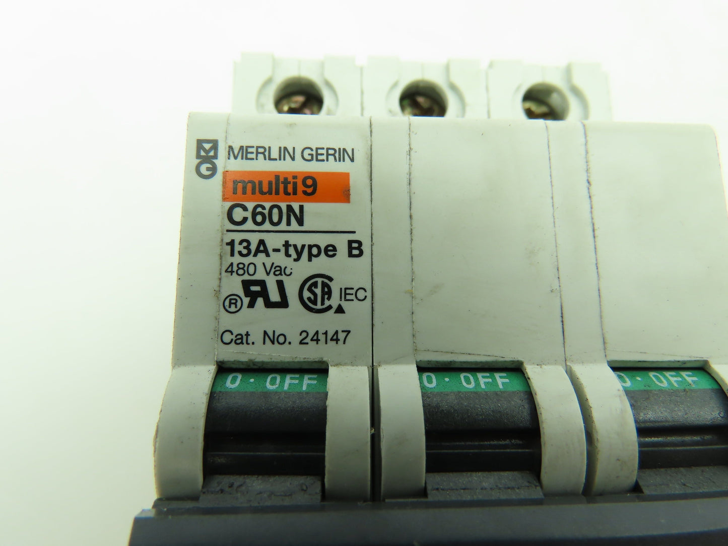 Square D MG24147 Merlin Gerin Multi 9 Breaker 13A Type B 480 VAC