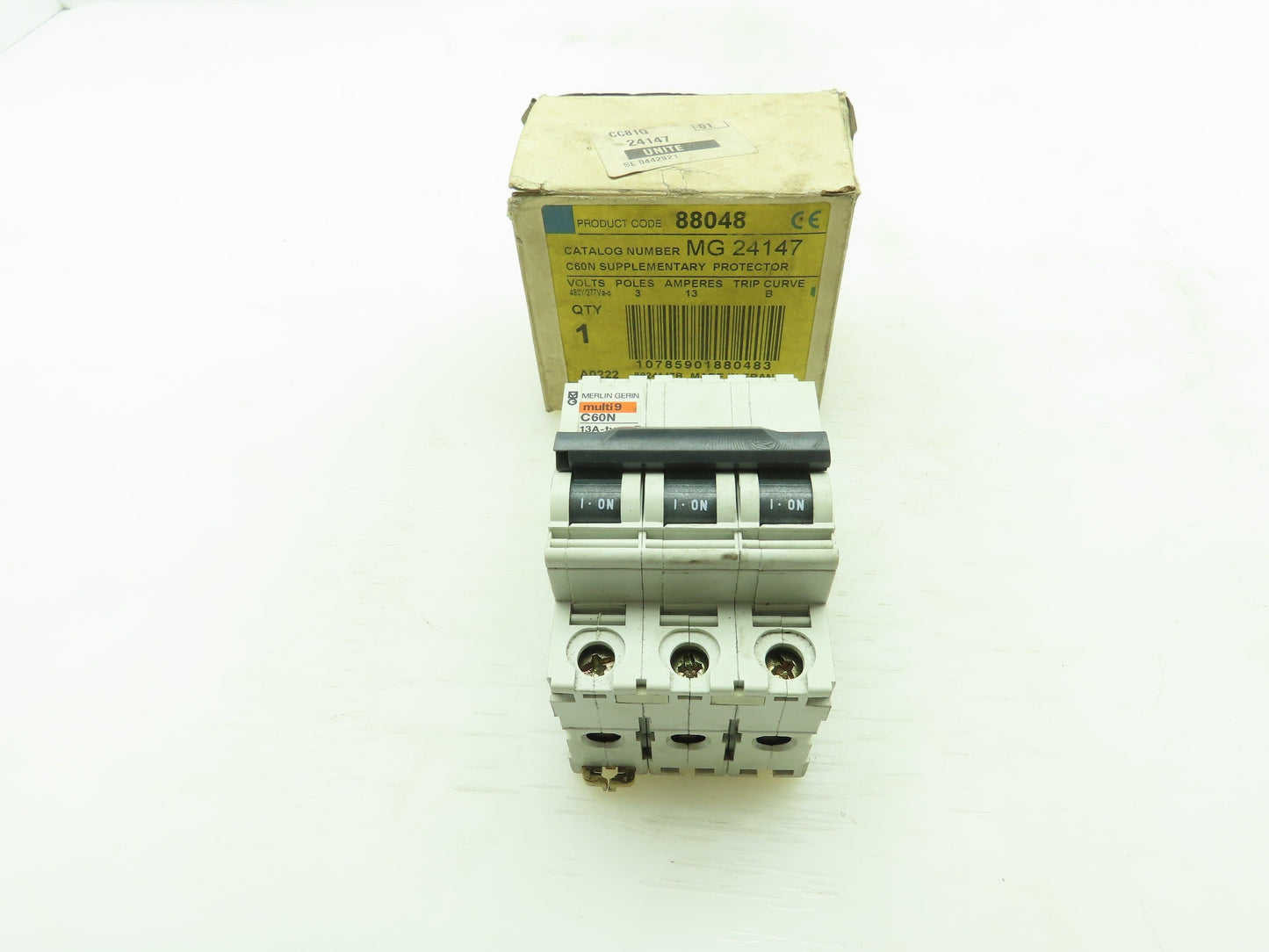 Square D MG24147 Merlin Gerin Multi 9 Breaker 13A Type B 480 VAC